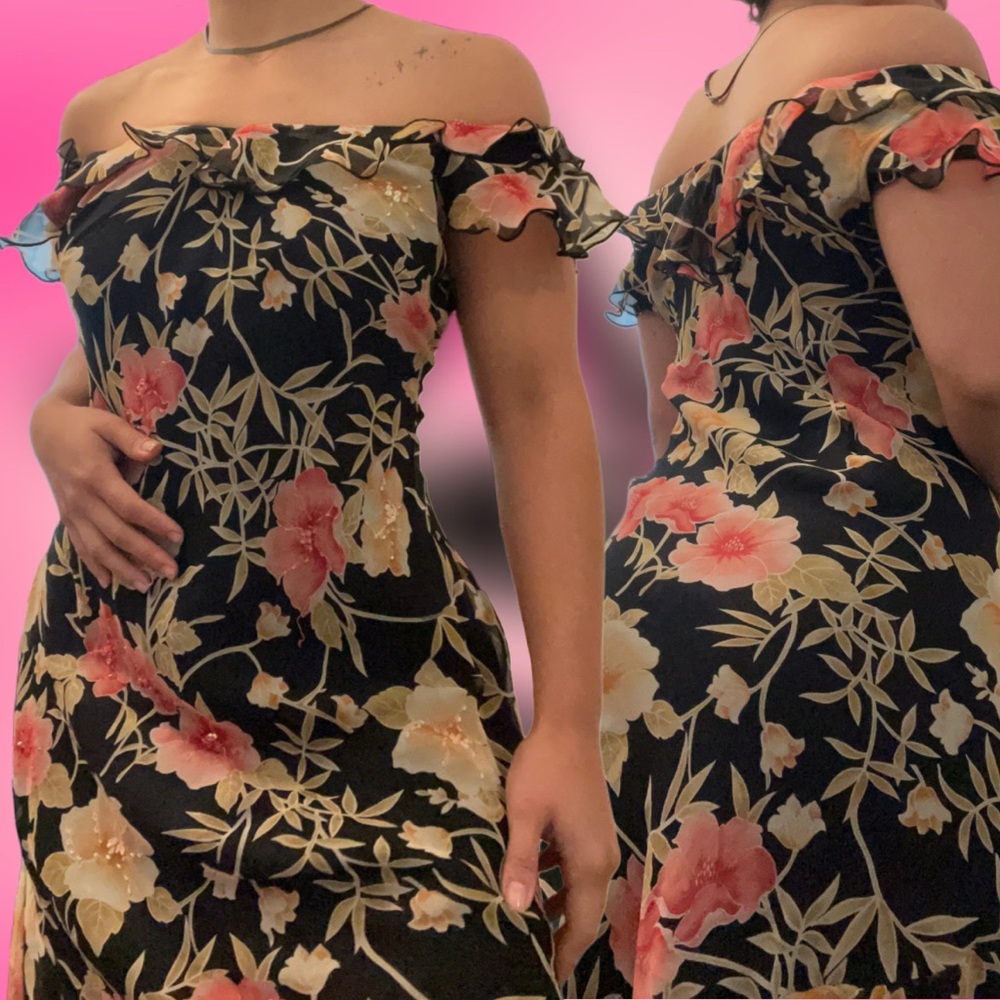Floral maxi dress